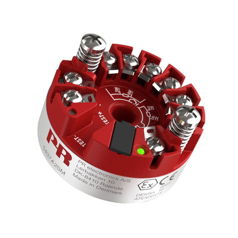 PR 5437A2S – Dual-input temperature transmitter, HART 5/7, SIL2/3