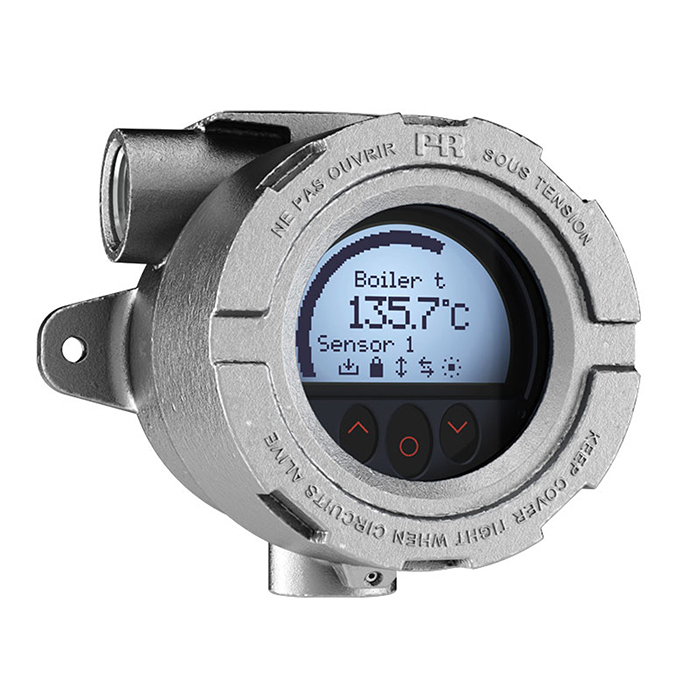 PR 7501 - Ex d, loop-powered, field temperature transmitter and display, HART