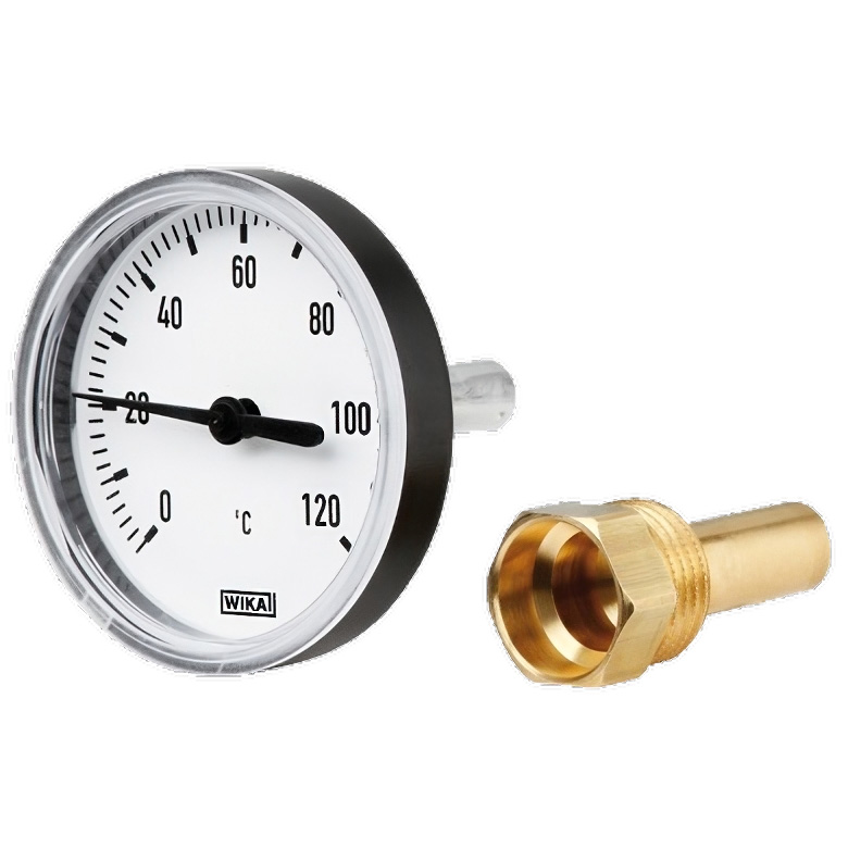 WIKA 46 - Bimetal thermometer for industrial heating