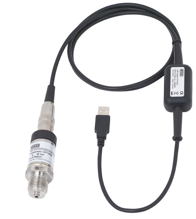 WIKA CPT-2500 – USB pressure sensor, for maintenance and service facilities, without external power supply