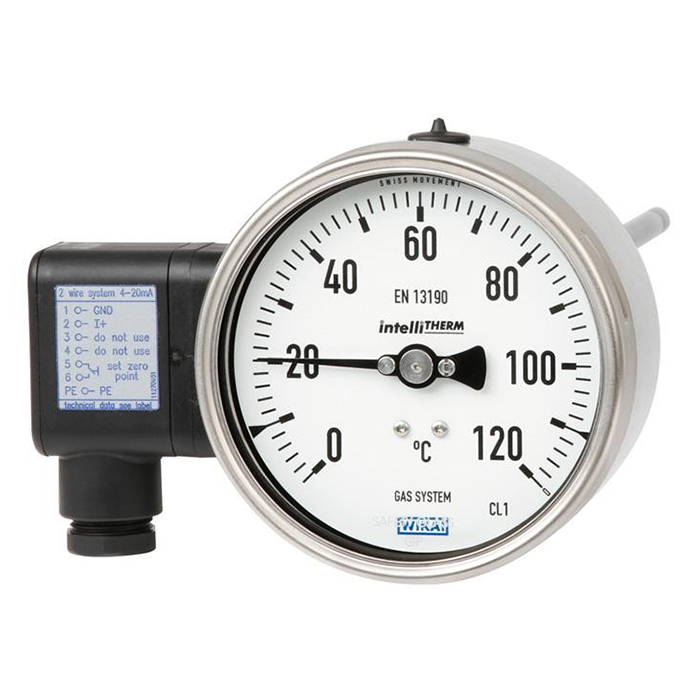 WIKA TGT73 – Gas-actuated thermometer with analog output
