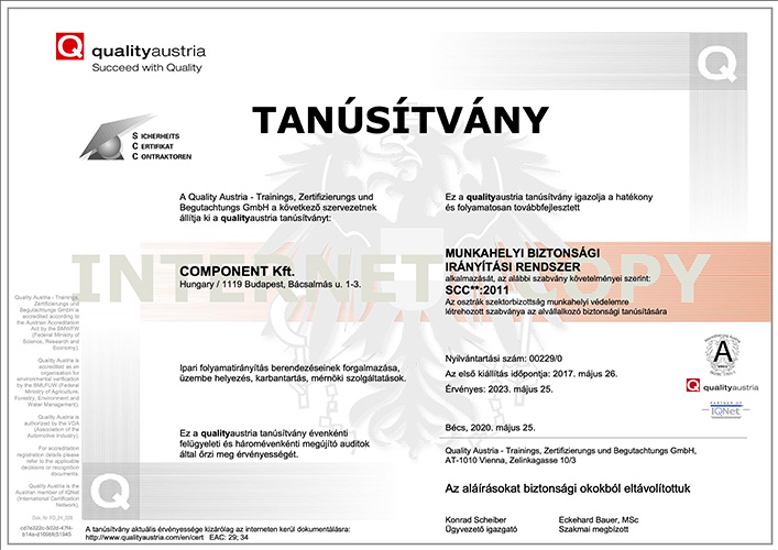 Certificates