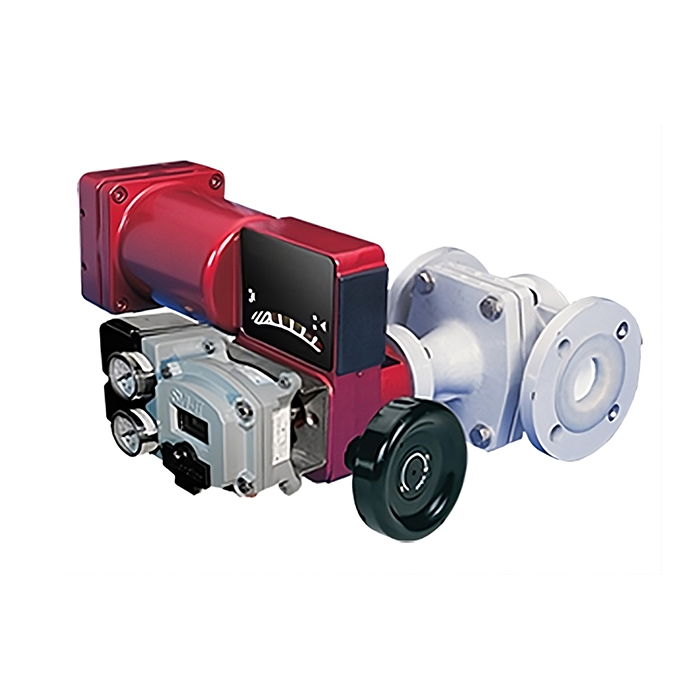 Masoneilan Series 31000 – PFA-lined eccentric rotary plug control valve