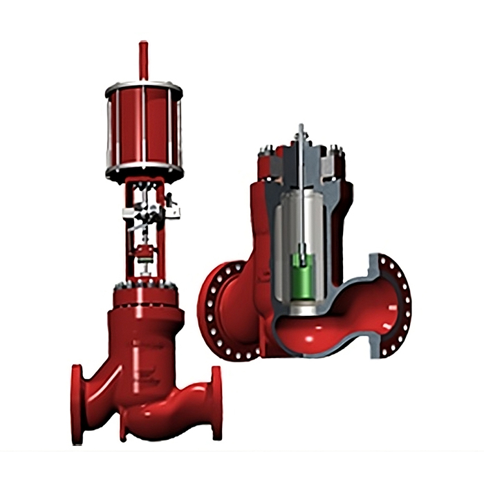 Masoneilan Series 49000 V-LOG™ – Low-noise, anti-cavitation valve