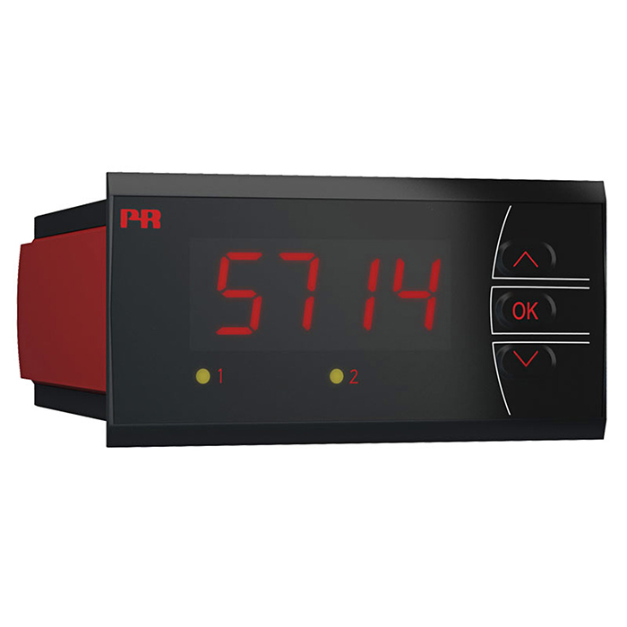 PR 5714A – Programmable panel meter (LED), current output + 2 relays