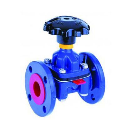 Saunders soft natural rubber lined valve